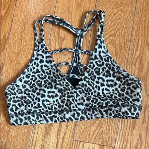 ZYIA Leopard Print Strappy Bralette